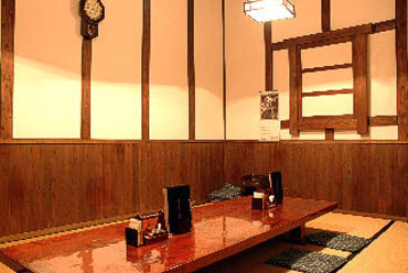 蔵を改装した奥座敷