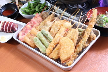 5品盛り(豚・牛・玉ねぎ・煮玉子・紅ショウガ)
