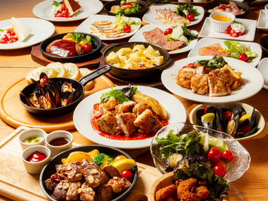 <料理70品+ドリンク100種>コスパ◎2時間食べ飲み放題2500円!