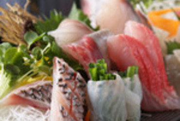 鮮魚のお造り五種盛り 一人前