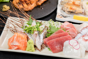 茨城の新鮮な魚介を味わう!『お刺身盛合せ 1人前』