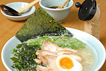 女性に人気の塩ラー麺
