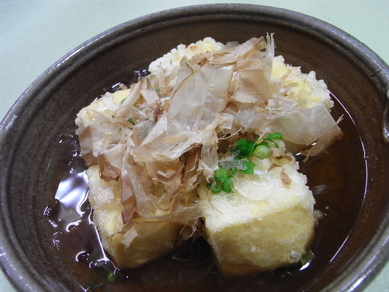 じゃこの揚げ出汁豆腐