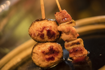 全47種類の串焼き、焼き鳥