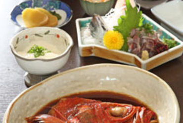 金目鯛の煮付けご膳