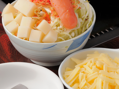 もん吉に来たらまずはこれ!! 『明太もちチーズもんじゃ』
