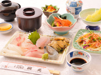 刺身定食(上 活造り)