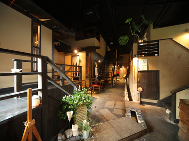 全室個室でおしゃれな店内、女性に人気です!
