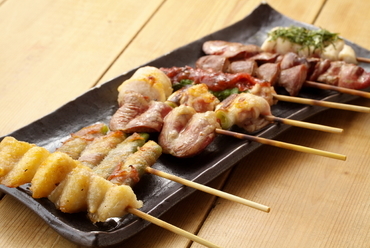 新鮮朝びき鶏の『串8本コース』