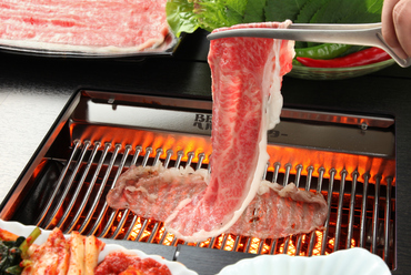 常陸牛サーロイン焼きシャブ Hitachi Beef Sirloin Grilled Shabu-shabu