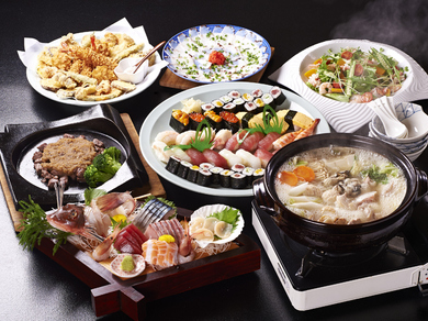 【新年会にオススメ】大皿料理で盛大に!3240円〜ご予約受付中!