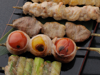 その日のイチオシの串焼きを盛り合わせ『五種盛り』
