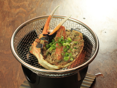 カニみそ甲羅焼