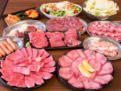 【90分飲み放題付】厳選焼き肉で豪華で楽しいご宴会を!