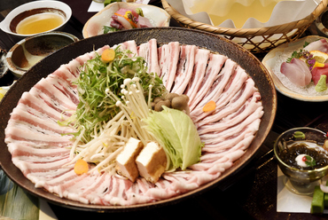 きなこ豚のこうじ葱しゃぶ