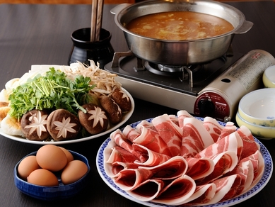 自家製味噌が美味しさの決め手『ボタン鍋』