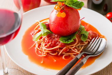 丸ごと!爆弾トマトのスパゲッティ