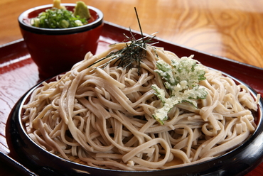 毎朝心を込めて打っている『手打ちそば』