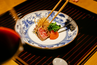 『季節のお椀』コースお椀。