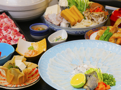 全室個室 日本庭園を眺めながら贅沢コース料理に舌鼓