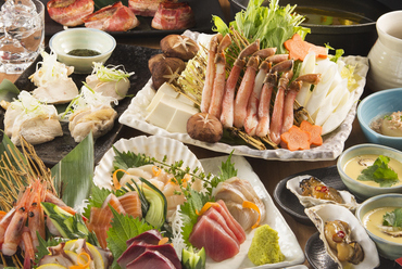 海鮮料理は築地直産でご用意いたしております!