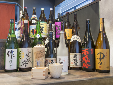 三重県の地酒を堪能できる、取り揃え豊富な日本酒