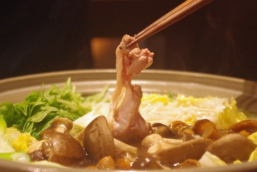 本物の宮崎地鶏の美味しさをダイレクトに味わう鍋料理。