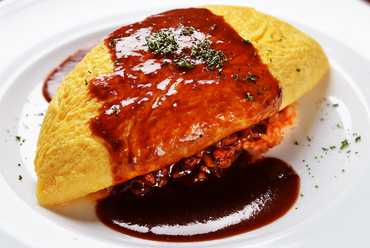 【サイトウ洋食店】の看板『ふわとろオムライス』