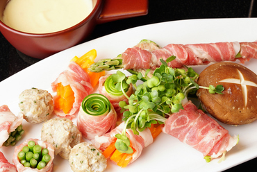 旨味たっぷりの藏尾ポークを満喫できる『料理長おすすめ鉄板料理』