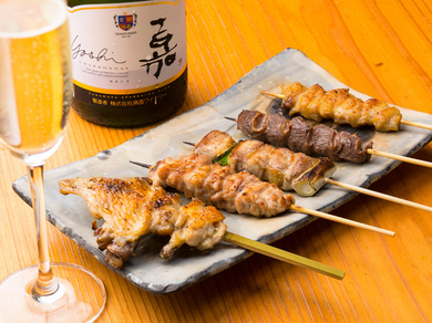 シンプルな料理ゆえに、料理人の技が問われる『焼き鳥 盛り合わせ』
