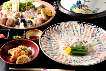 お店自慢の「とらふぐ」を、余すことなく堪能『飛騨とらふぐコース』