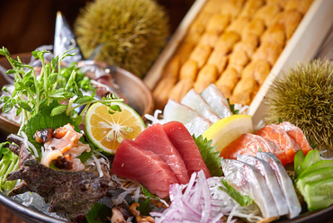 当日仕入れ鮮魚の刺身盛り