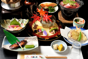 お祝い事や法事などのご会食に。旬食材で織りなす『会席料理』