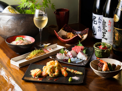 好みの味をオーダーすることもできる『おまかせコース(5000円の一例)』