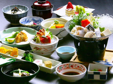 特別懐石『ふぐと京野菜の冬懐石』