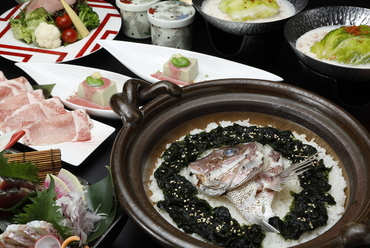 旬の素材の旨みが満載!お店のイチオシ『季節の旬菜コース(月替り)』