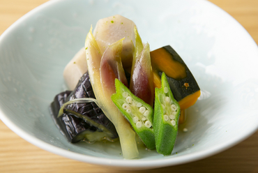 旬の野菜をおいしく楽しむ『野菜の炊き合わせ』
