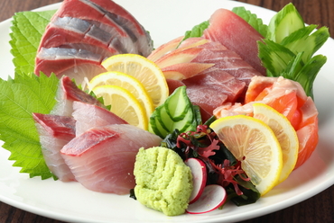 鮮度抜群の魚介が揃った『お造り』