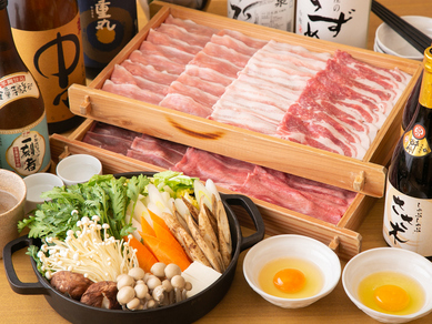 上品な甘さで、ついつい箸が止まらなくなる『すき焼き』