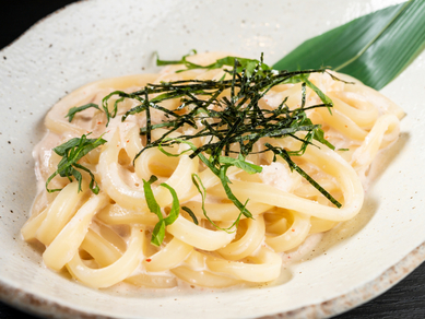 明太子とクリームのまろやかハーモニー『明太クリームうどん』