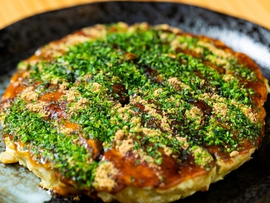 お好み焼きデラックス(ぎゅう・ぶた・えび・いか)