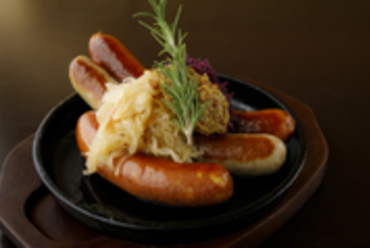 特製ドイツソーセージ3種盛り Three Sausage Platter