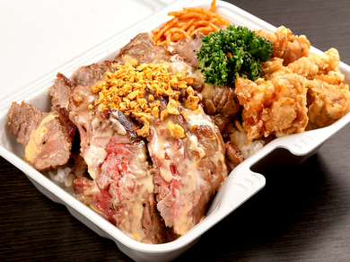 パワーステーキ弁当(500g)
