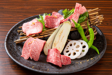 希少赤身肉5種盛り合わせ