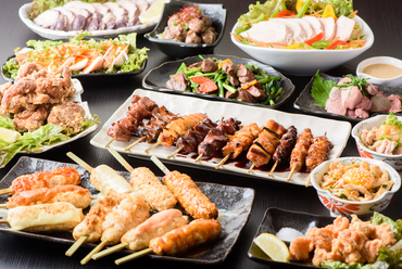 飲み放題付き! 鶏料理のフルコース『鶏特選コース』