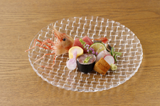 【懐石・福寿】　お顔合わせには桜湯をご用意しております