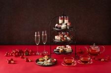 大阪城天守閣の前の貴賓室でのアフタヌーンティー