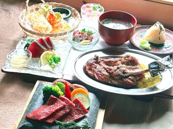 【人気の御膳】讃岐名物 「骨付鳥とオリーブ牛のお四国御膳」4800円！