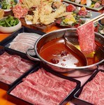 豚しゃぶや天ぷら、逸品とデザートまで食べ放題♪鍋のスープは12種類より"3種"お選びいただけます。