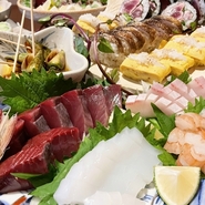【さかな】高知の旬をどうぞ♪ 本日のお刺身盛り合わせ